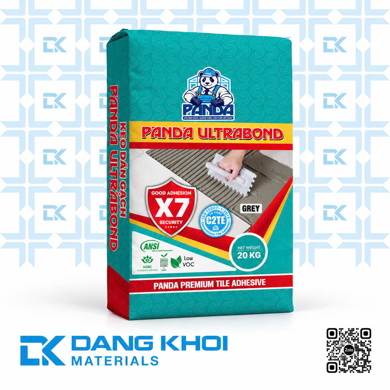 Keo dán gạch Panda UltraBond