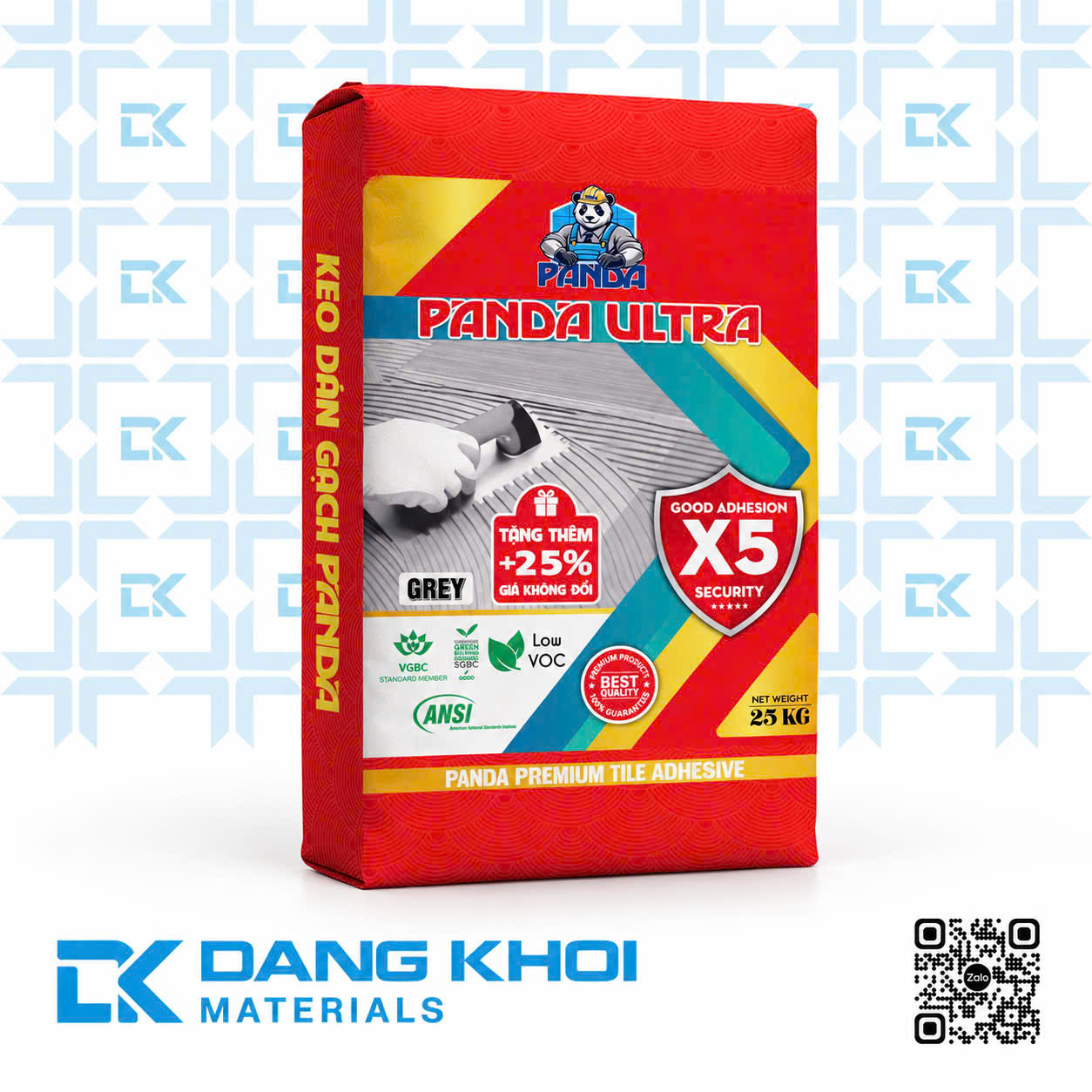 Keo dán gạch Panda Ultra