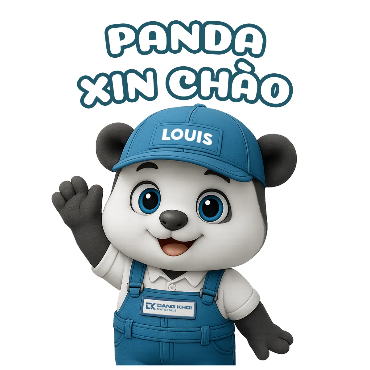 Panda xin chào