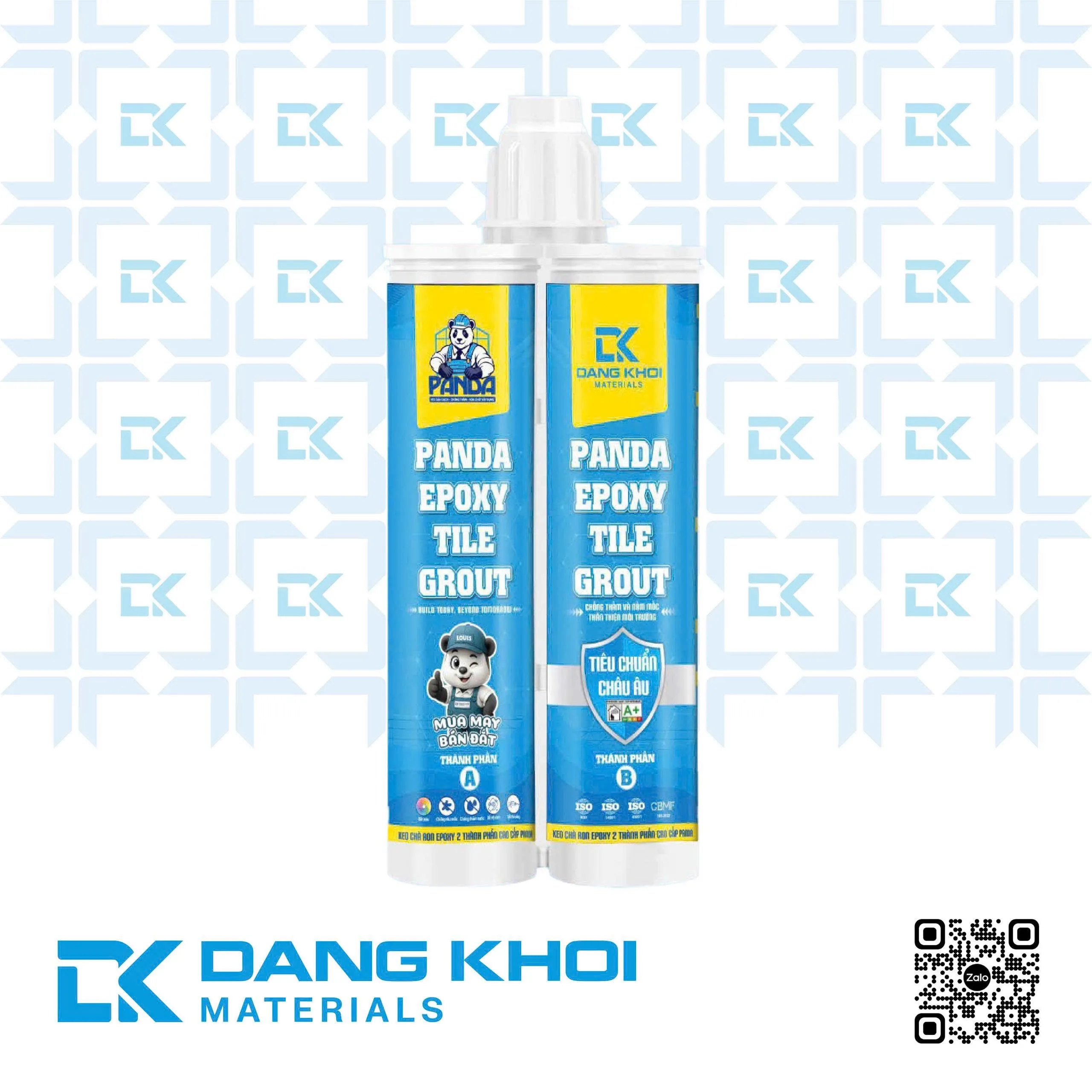 Bộ dụng cụ thi công ốp lát Panda – Dụng cụ thi công ron Epoxy Panda